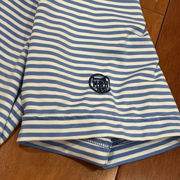 Peter Millar Polo Men Summer Comfort Short Sleeve Stripe Shirt Size XL - Picture 4 of 8